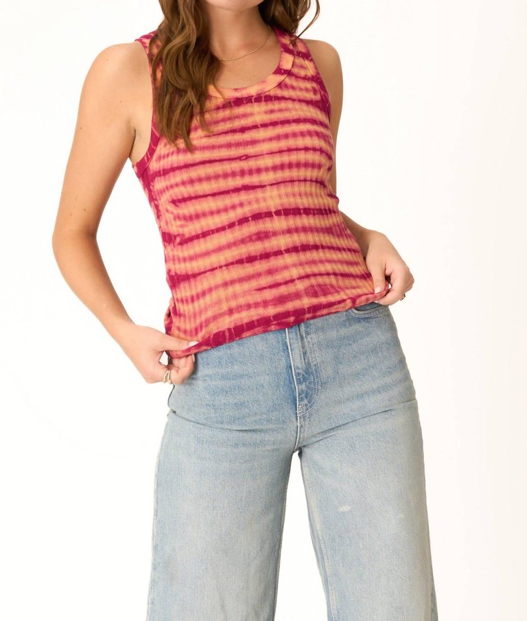 Cooper Sweater Tank In Ziggy Tie Dye - Ziggy Tie Dye