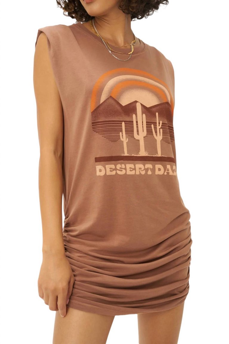 Desert Daze Dress In Maple - Maple