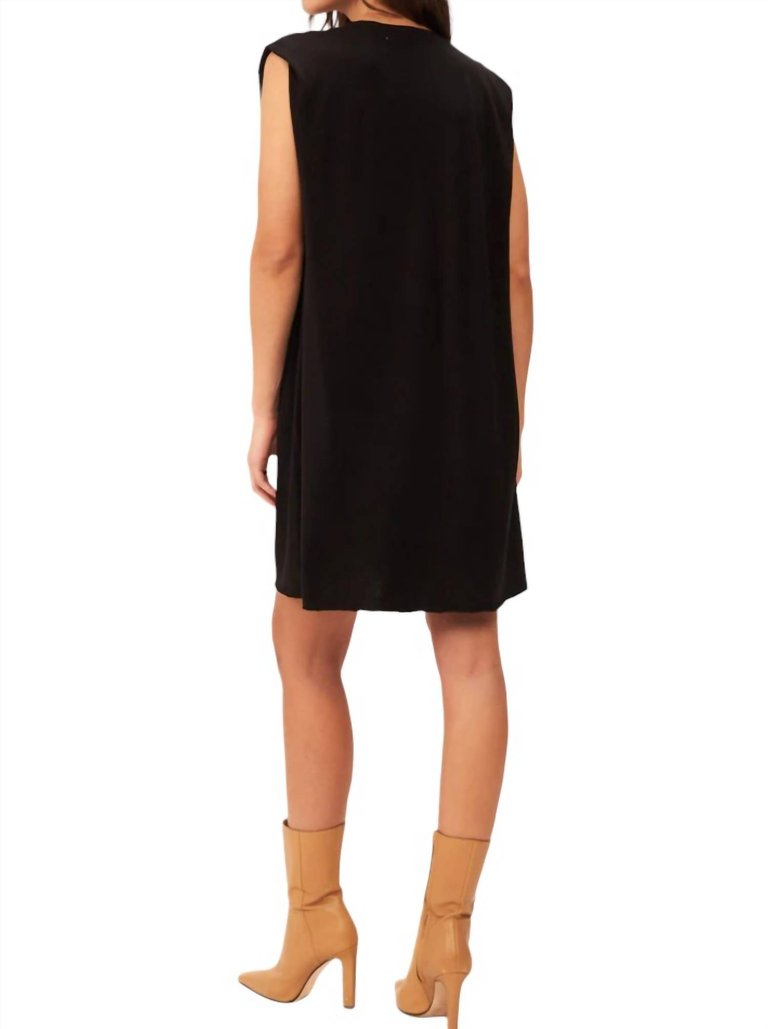 Head Out West Dress In Black