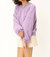 Idris Tie Sleeve Sweatshirt In Lilac