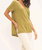 Knock Out V Neck Tee In Martini Olive