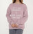 Naughty Trip Sweatshirt In Elderberry - Elderberry