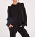 Osaka Cut Out Sweatshirt In Black - Black