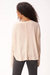 Ramina Seamed Textured Longsleeve Top In Ginger Root