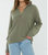 Roma Cozy Collared Long Sleeve Tee In Wild Thyme - Wild Thyme