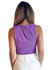 Soiree Side Ruched Tank In Purple