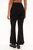 Women's Sure Shot Side Slit Sweater Rib Pant In Black