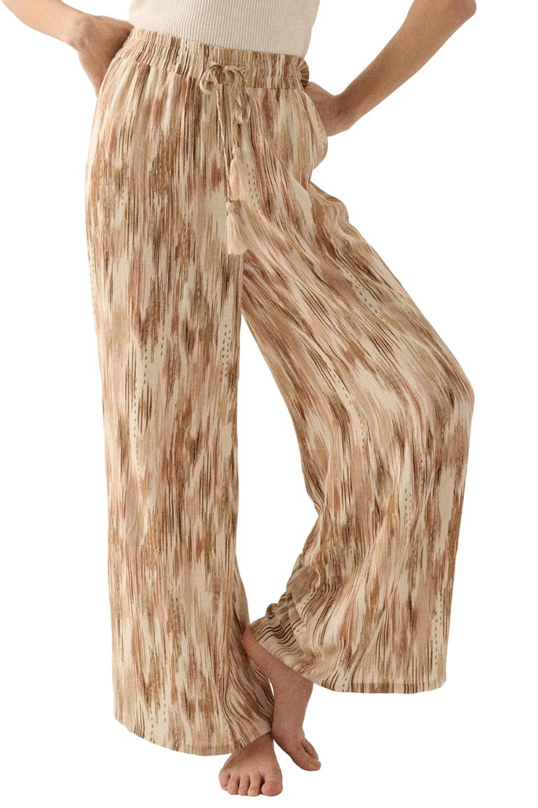 Lido Wide Leg Pants In Sand