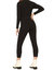 Ribbed Knit Jumpsuit In Black