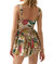 Tropical Sweetheart Tiki Romper In Cream