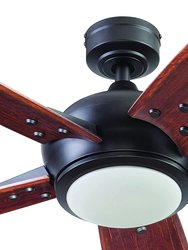 62 Inch Espresso Guyanna Modern Farmhouse Ceiling Fan