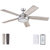 Potomac Smart Ceiling Fan with Light and Remote 52 inch - Pewter