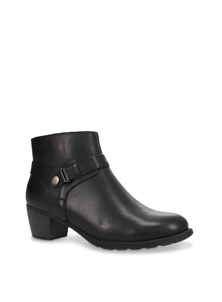 Topaz Bootie - Medium In Black - Black