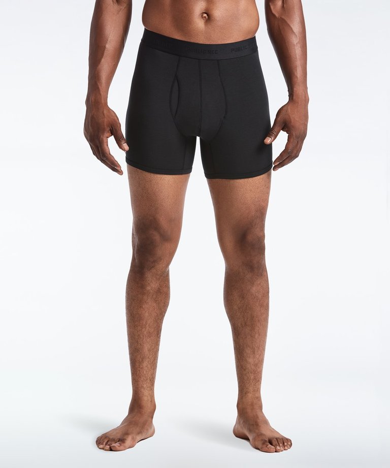 Barely There Boxer Trunk | Men's Black - Black