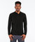 Go-To Long Sleeve Henley | Men's Black - Black