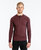 Go-To Long Sleeve Henley | Men's Heather Burgundy - Heather Burgundy