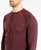 Go-To Long Sleeve Henley | Men's Heather Burgundy