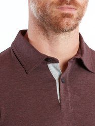 Go-To Polo | Men's Heather Burgundy