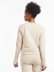 Luxe Fleece Crew | Women's Ivory