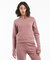 Luxe Fleece Crew | Women's Mauve - Mauve