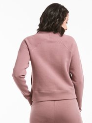 Luxe Fleece Crew | Women's Mauve