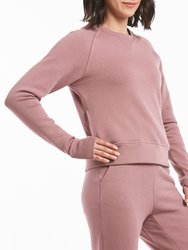 Luxe Fleece Crew | Women's Mauve