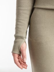 Luxe Fleece Crew | Women's Sage