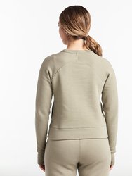 Luxe Fleece Crew | Women's Sage