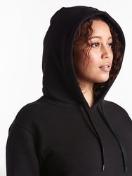 Luxe Fleece Cropped Hoodie | Women's Black