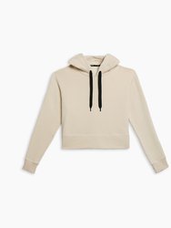 Luxe Fleece Cropped Hoodie | Women's Ivory