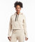 Luxe Fleece Cropped Hoodie | Women's Ivory - Ivory