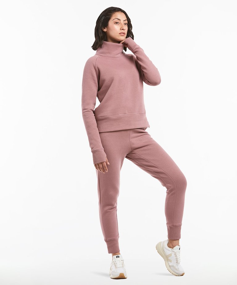 Luxe Fleece Pullover | Women's Mauve