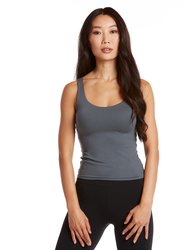 Soft & Seamless Tank - Slate - Grey