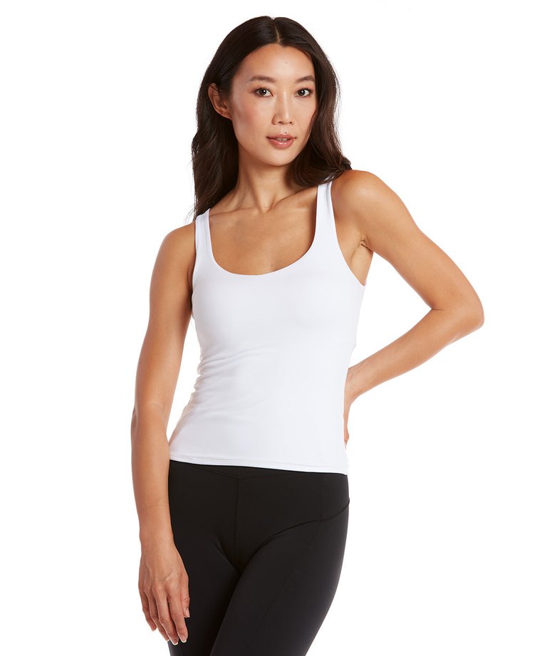 Soft & Seamless Tank - White - White