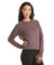 Women's Luxe Fleece Crew - Smokey Plum