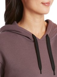 Women's Luxe Fleece Cropped Hoodie