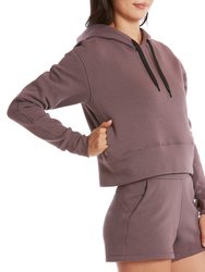 Women's Luxe Fleece Cropped Hoodie