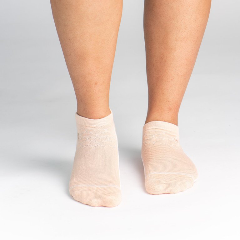 Bamboo Socks, Everyday Ankle - Aurora Apricot