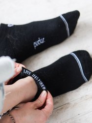 Bamboo Socks | Everyday Ankle | Midnight Black