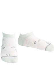 Bamboo Socks, Everyday Ankle - Splash Star White - Splash Star White