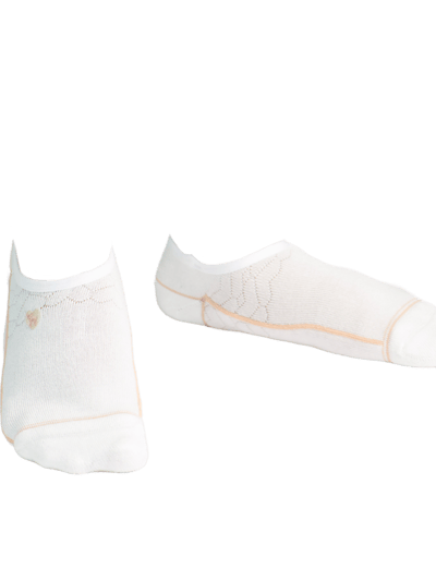 Pudus Bamboo Socks, No Fuss No-Show - Star White product