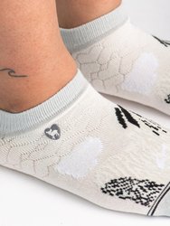 Bamboo Socks | Everyday Ankle | Wild At Heart Quiet Grey