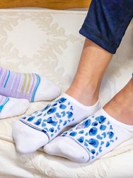 Bamboo Socks | No Fuss No-Show | Catarina Blue