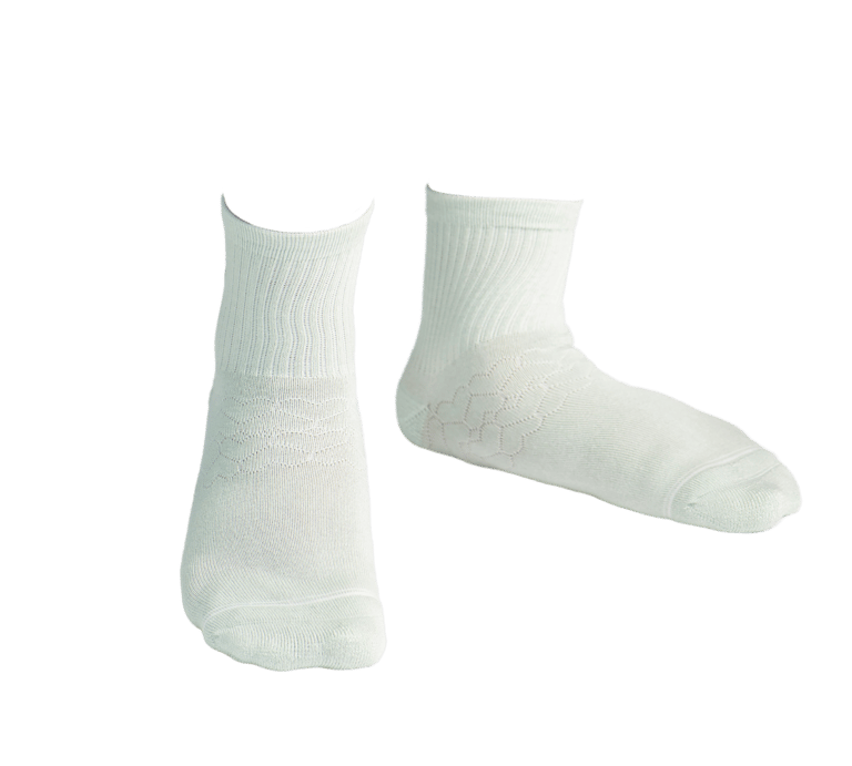 Bamboo Socks, Uptown Quarter Crew - Dew Drop - Dew Drop