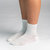 Bamboo Socks, Uptown Quarter Crew - Star White