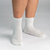 Bamboo Socks, Uptown Quarter Crew - Star White