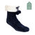 Blue Sail Chenille - Recycled Slipper Socks - Blue Sail Chenille