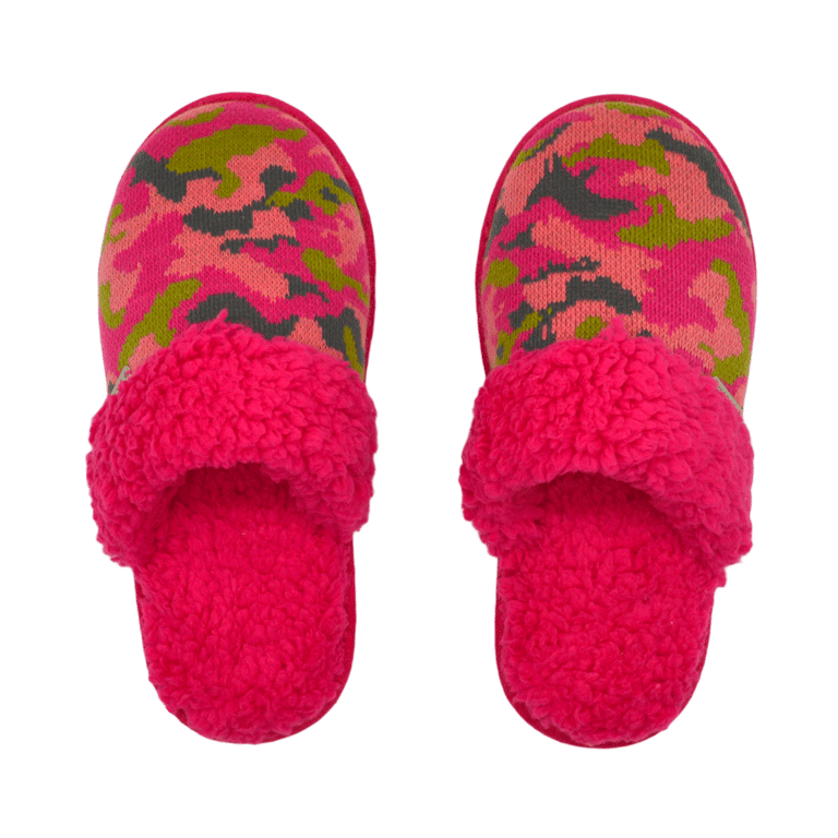 Bright Collection Creekside Slide Slippers | Camo Pink - Camo Pink
