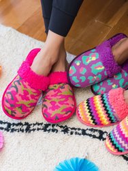 Bright Collection Creekside Slide Slippers | Camo Pink