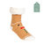 Christmas Gingerbreads - Recycled Slipper Socks - Christmas Gingerbread